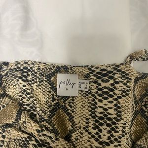 Snake skin body suit from princess Polly size 4